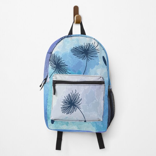 Item preview, Blue Dandelion Seeds on Watercolor designed and sold by ittybittyowl.