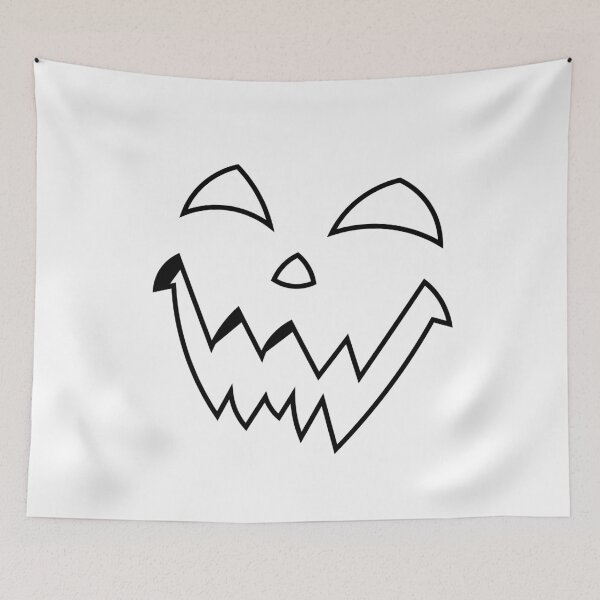 Item preview,  Pumpkin with big laugh in black and white designed and sold by Luccianos.