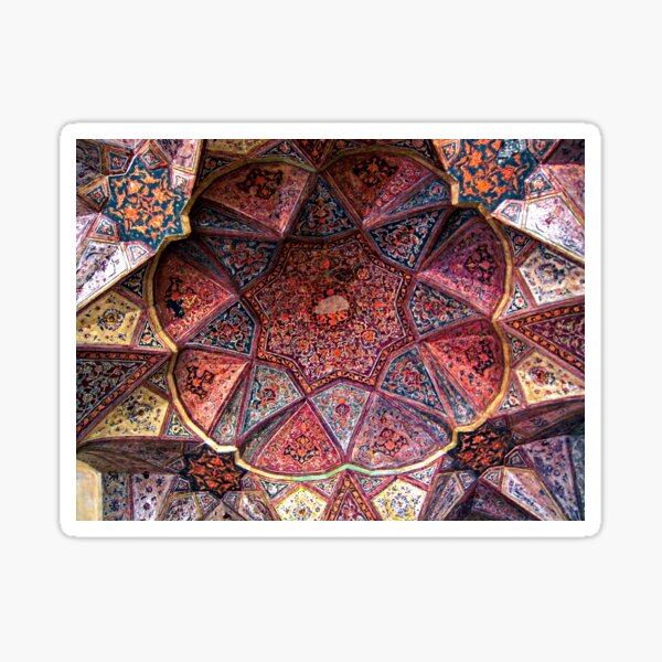 Item preview, Ornamental Persian Art Tile Mosaic Ceiling, Persia, Iran designed and sold by worldways.