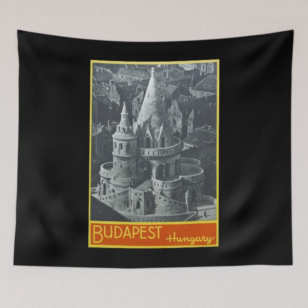 Artikelvorschau, Budapest retro poster entworfen und verkauft von CorasPosters.