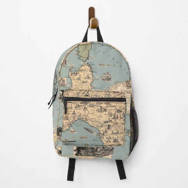 Item preview, 1935 Vintage Map of Italy and Vatican City designed and sold by Gin  Neko.
