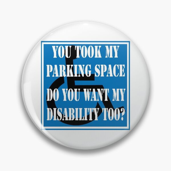 Item preview, Stop Disabled Parking Thieves designed and sold by Blissikins.