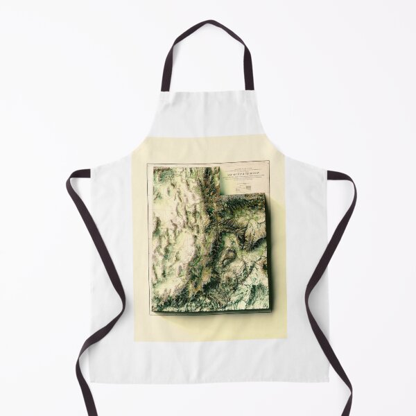 Item preview, 1878 Utah Relief Map 3D digitally-rendered designed and sold by ThinkAboutMaps.