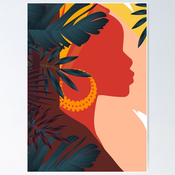 Item preview, African woman, black girl, girl portrait  #black #girl #portrait #africa designed and sold by MikheilMedia.