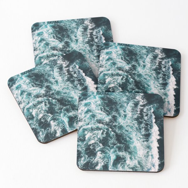 Item preview, Ocean Green Waves Deep Blue Green designed and sold by R-reflections.