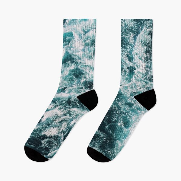 Item preview, Ocean Green Waves Deep Blue Green designed and sold by R-reflections.