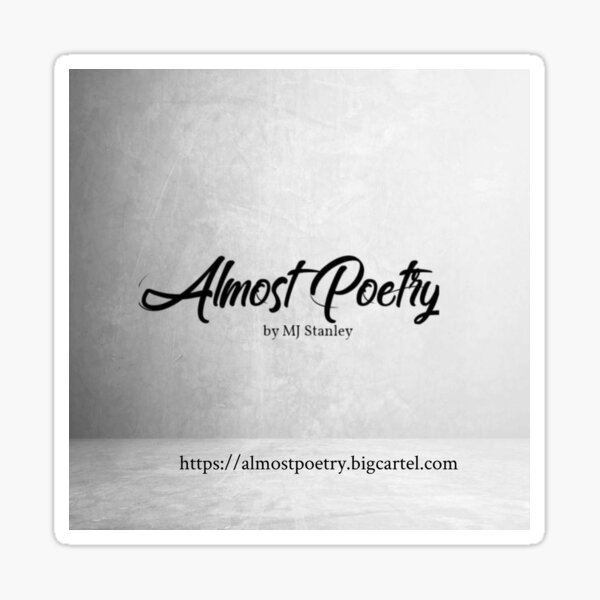 Almost Poetry Logo & Website Sticker