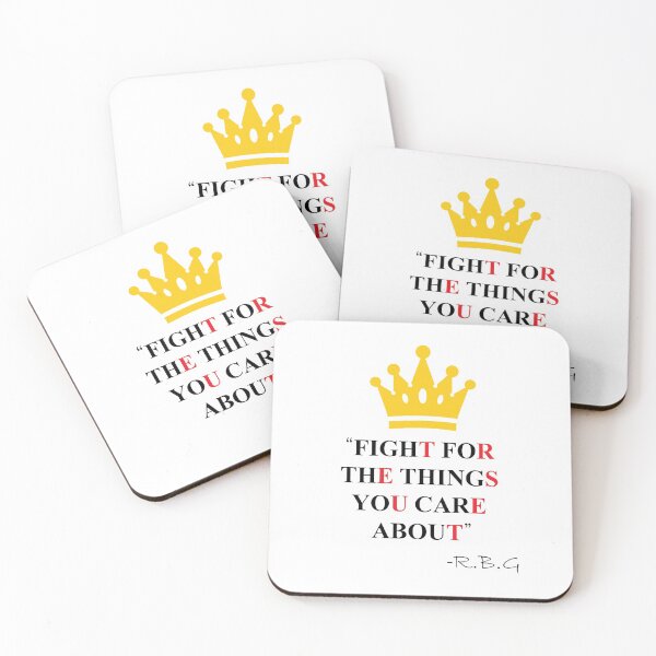 Item preview, Fight for the things you care about! ruth bader ginsburg designed and sold by youkittos4ever.