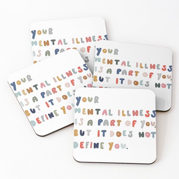 Item preview, Your mental illness is a part of you, but it does not define you.  designed and sold by SpiralingMind.