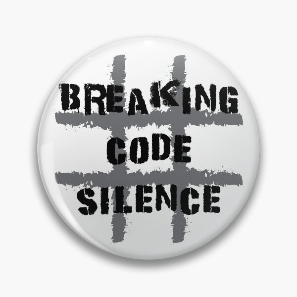 Item preview, #BreakingCodeSilence (white) designed and sold by HeraAndKosmos.