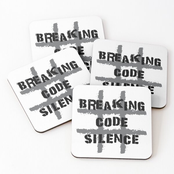 Item preview, #BreakingCodeSilence (white) designed and sold by HeraAndKosmos.