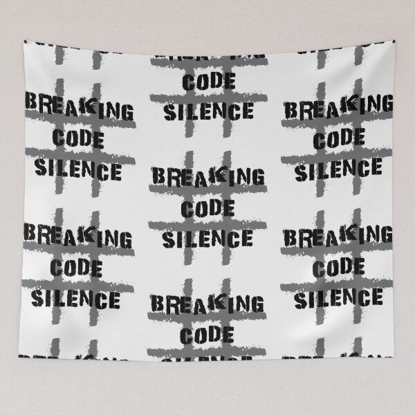 Item preview, #BreakingCodeSilence (white) designed and sold by HeraAndKosmos.