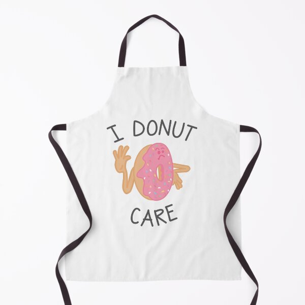 Item preview, I Donut Care Quote designed and sold by TheBrightInk.