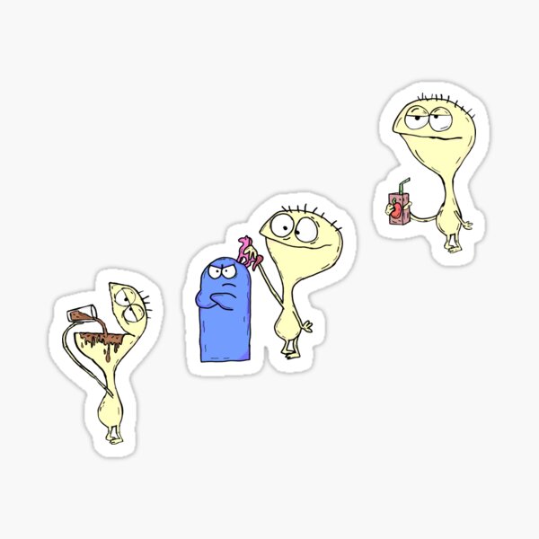 Cheese Pattern - Foster's Home for Imaginary Friends Sticker
