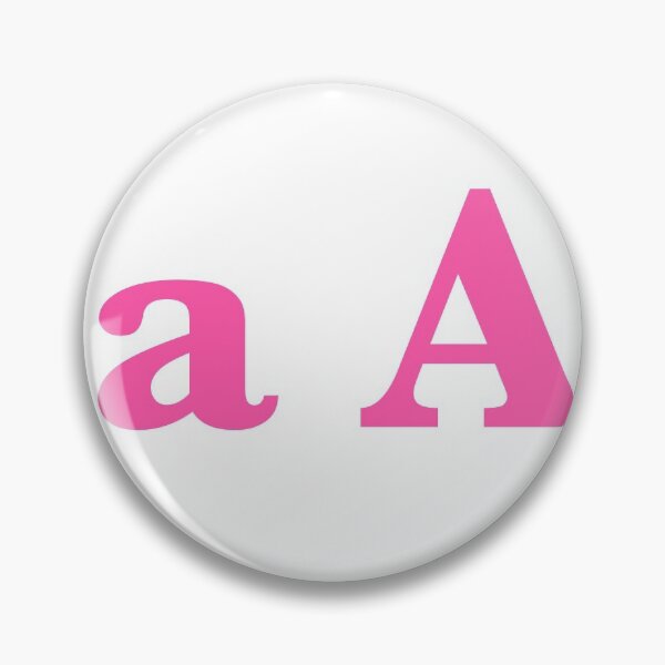 Item preview, pink letter a A monogram letter designed and sold by americanteenart.