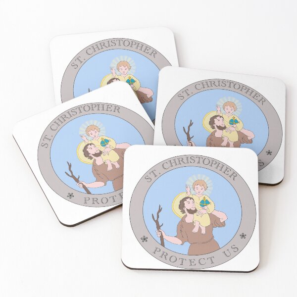 Item preview, St Christopher protecting travelers  designed and sold by Aloha Saints.