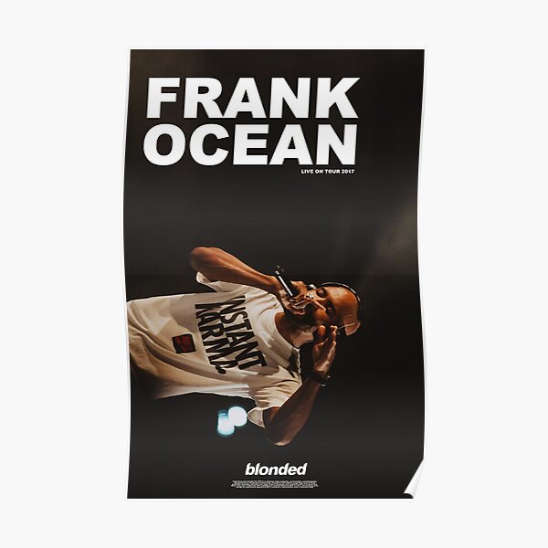 Poster Frank Ocean Redbubble