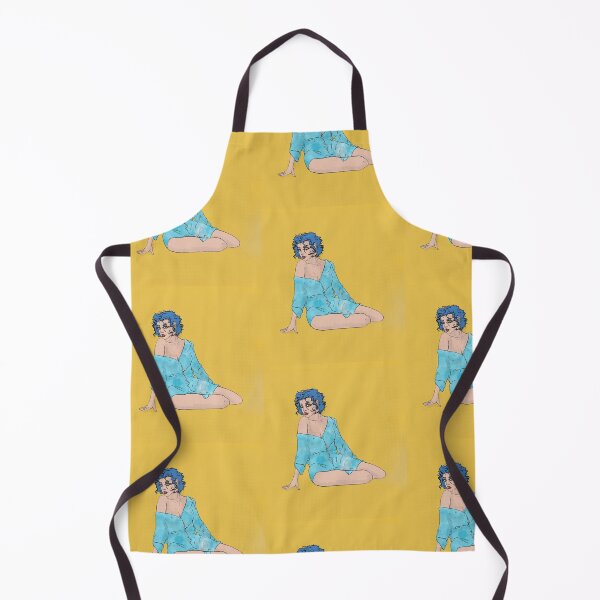 Item preview, Girl blue hair shirt legs hot sexy eyes yellow beautiful designed and sold by ufle.
