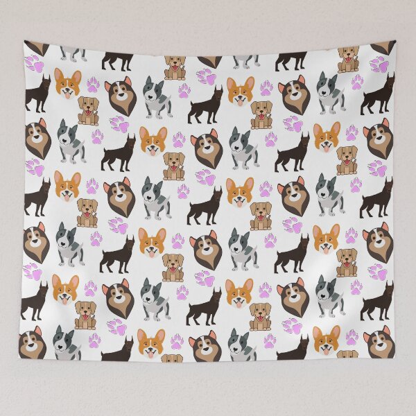 Item preview, Cute Man's Best Friend Dog Stickers designed and sold by Lifestylenoise.