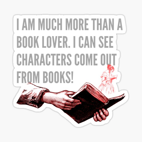 Book Lovers Gift Sticker