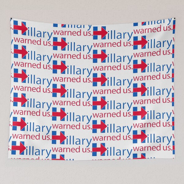 Artikelvorschau, Hillary warnte uns entworfen und verkauft von Pellucid.
