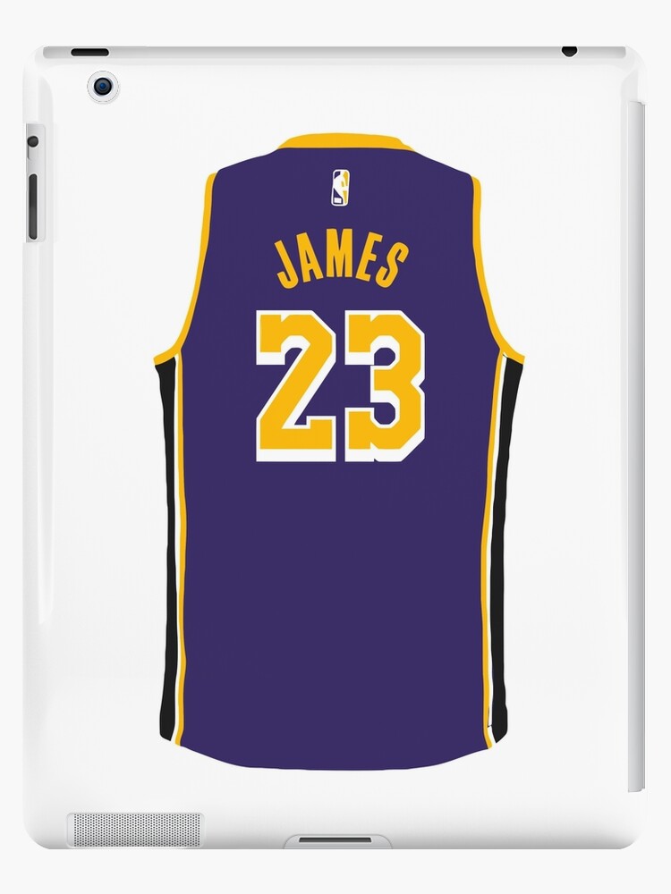 Lebron James Jersey  iPad Case & Skin for Sale by athleteart20