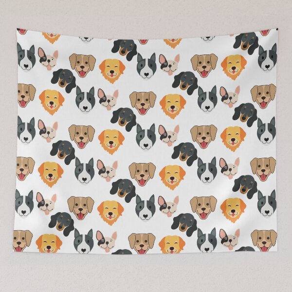 Item preview, Cute Happy Face Face Dog Stickers designed and sold by Lifestylenoise.