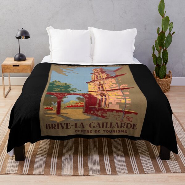 Item preview, Brive La Gaillarde retro poster designed and sold by CorasPosters.