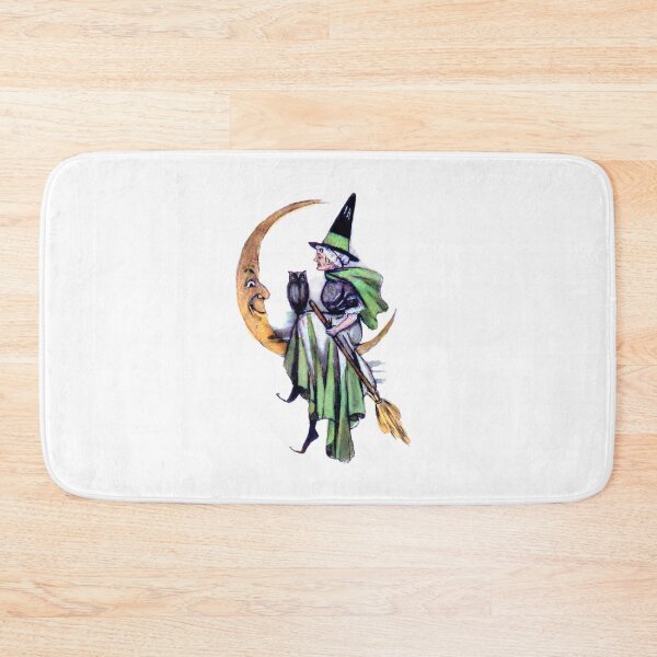 Item preview, Halloween Witch, Owl & Crescent Moon designed and sold by DigitalEffects.