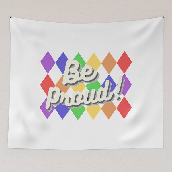 Item preview, Be Proud LGBT Pride Graphic designed and sold by alex96207.