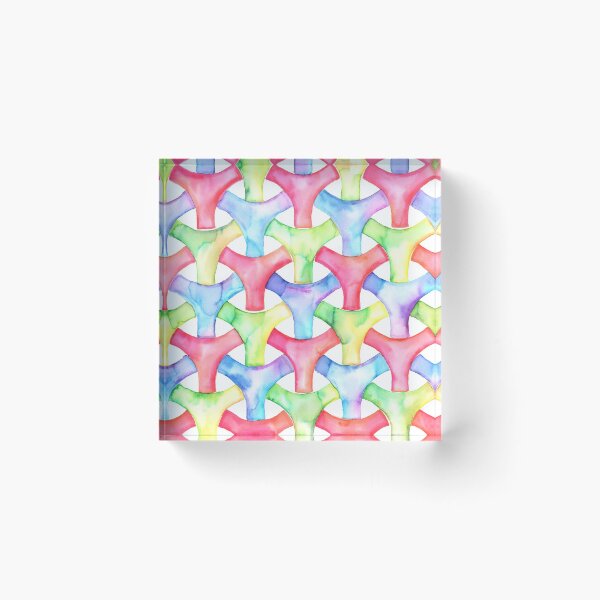 Item preview, Tri-weave Geometric Rainbow designed and sold by RoxyTocin.