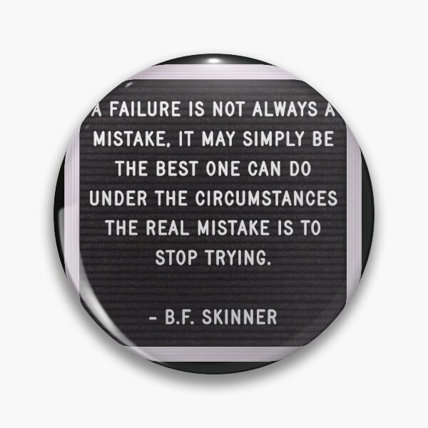Item preview, Failure BF Skinner letterboard quote designed and sold by bcbayay designs.