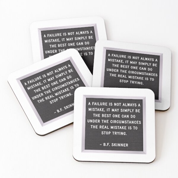 Item preview, Failure BF Skinner letterboard quote designed and sold by bcbayay designs.