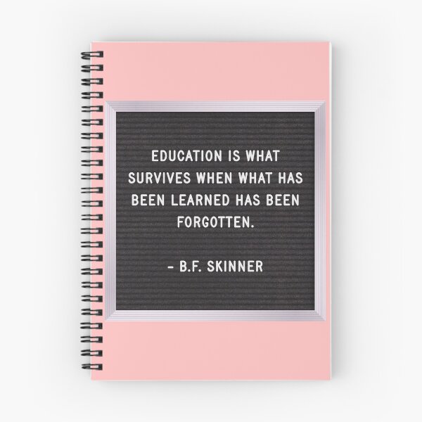 Aperçu de l'œuvre Lettre de citation de l'éducation BF skinner créée et vendue par bcbayay designs.