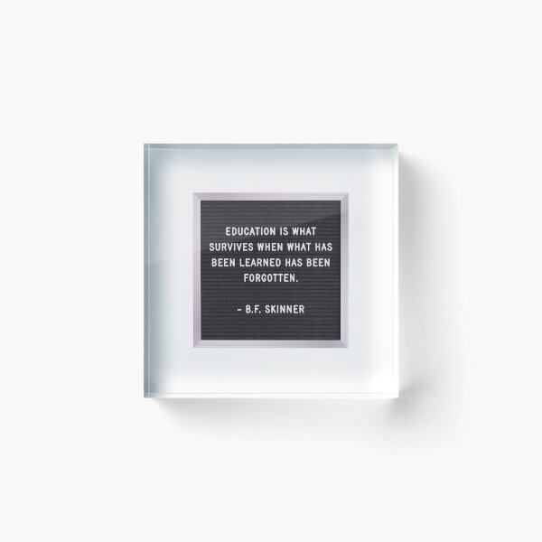 Item preview, Education BF skinner quote letterboard designed and sold by bcbayay designs.