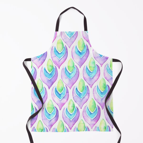 Item preview, Watercolor Geometric Peacock Feathers designed and sold by RoxyTocin.