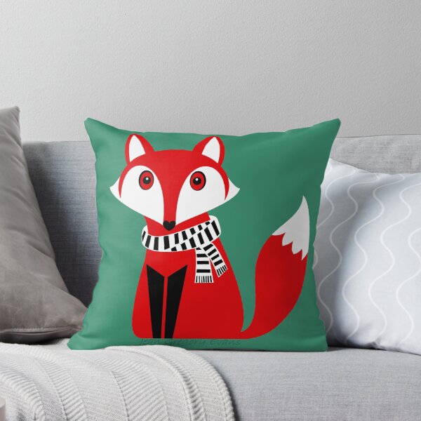 Item preview, FOX WITH SCARF designed and sold by Jean Gregory Evans.