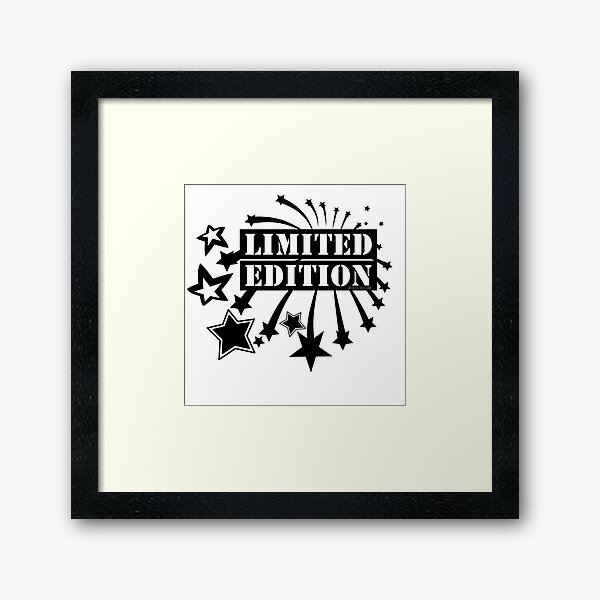 Limited edition Framed Art Print