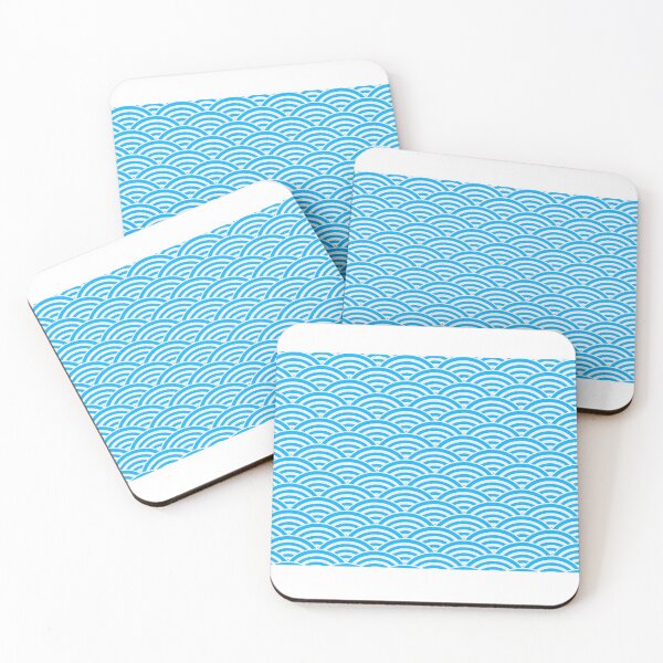 Item preview, Traditional Blue waves Japanese style pattern designed and sold by RaionKeiji.