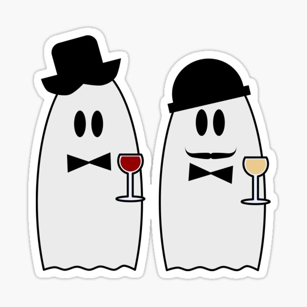Dandy Ghost Friends Sticker