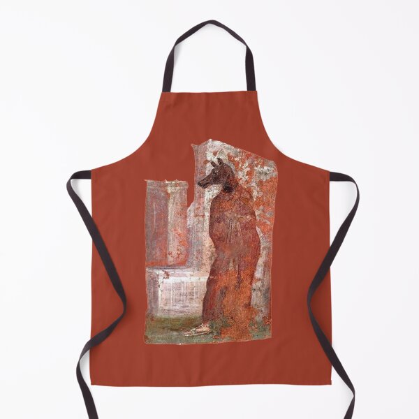 Item preview, Fresco of a priest wearing an Anubis mask from Pompeii designed and sold by DotorEaon.
