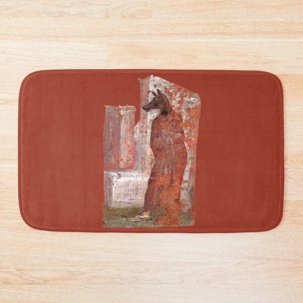 Item preview, Fresco of a priest wearing an Anubis mask from Pompeii designed and sold by DotorEaon.