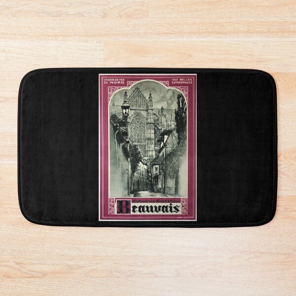 Item preview, Beauvais retro poster designed and sold by CorasPosters.