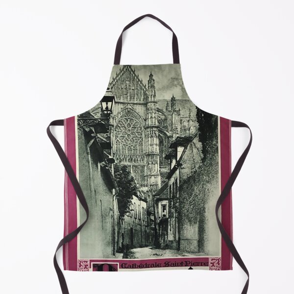 Item preview, Beauvais retro poster designed and sold by CorasPosters.