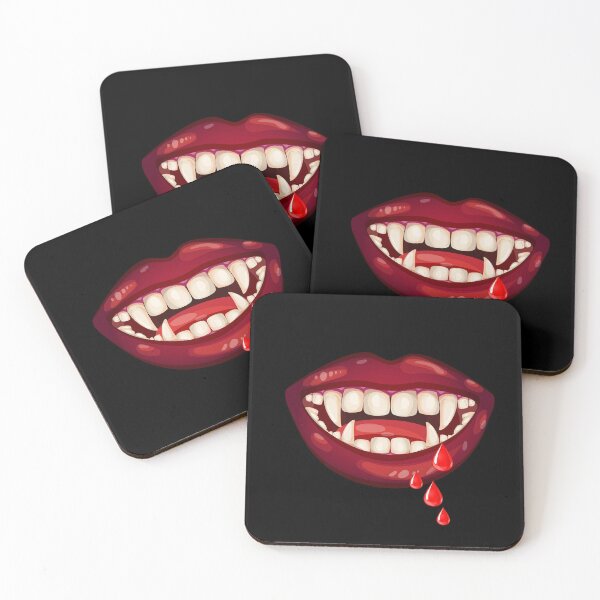 Item preview, Bloody Vampire Mouth,  Fangs, Dripping with Blood designed and sold by Farprintod.