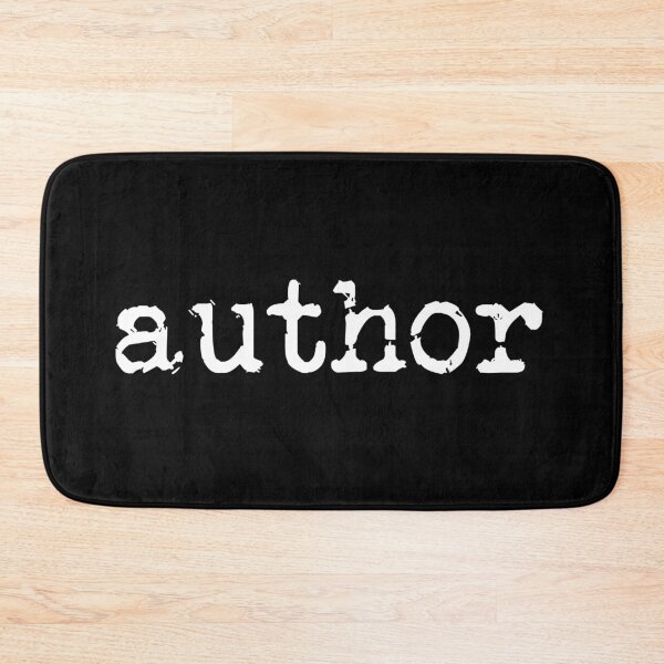 Item preview, author in white designed and sold by TeaRoseWriter.