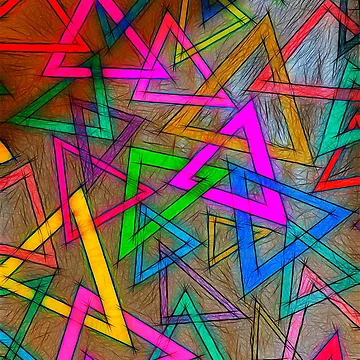 Artwork thumbnail, Abstract Triangle by Mark J Dunn