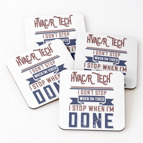 Item preview, Hvacr Tech I Don't Stop When I'm Tired designed and sold by theHVACgang.