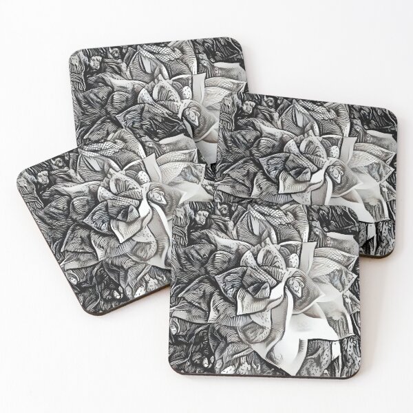 Item preview, Black and White Flower designed and sold by Brendan Arthur Ring.