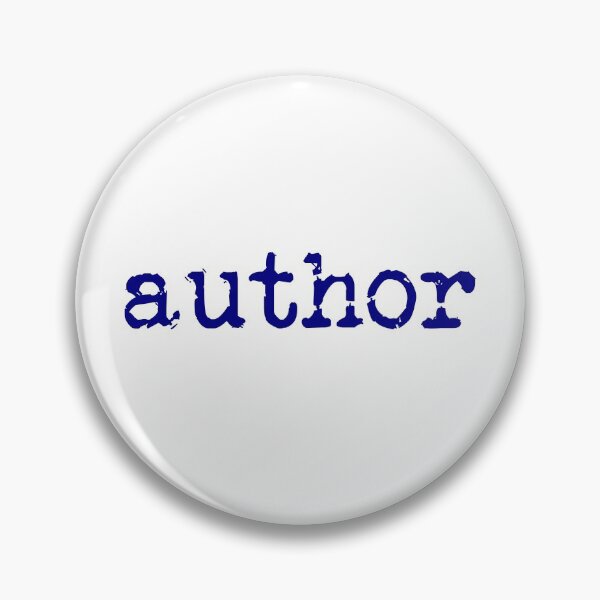 Item preview, author in navy designed and sold by TeaRoseWriter.